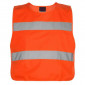 Personalisierbare Sicherheitsweste für Erwachsene (Einheitsgröße) – seitliche Gummibänder