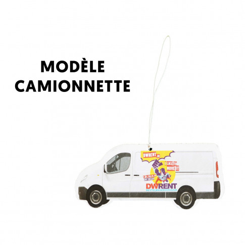 Individuell gestalteter Lufterfrischer für das Auto