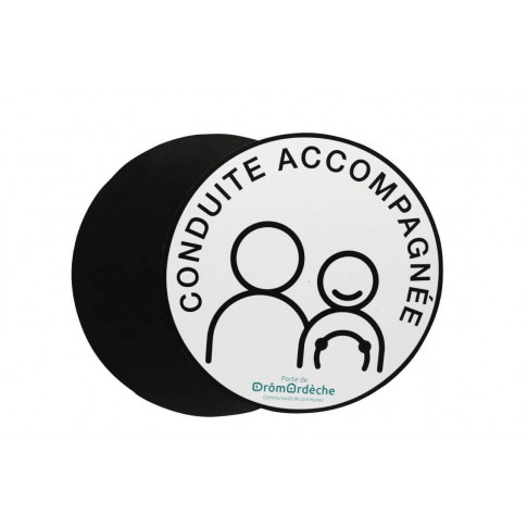 Disque magnétique conduite accompagnée