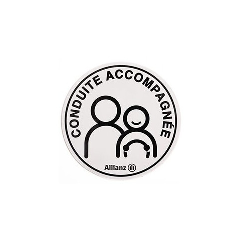 Lot disque A jeune conducteur + disque Conduite accompagnée AAC