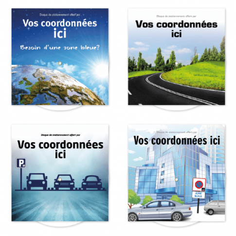 Personalisierte Parkscheibe