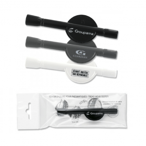 Personalisierter Reifenverschleißtester mit Gebrauchsanweisung