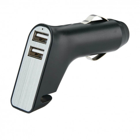 Chargeur USB et marteau brise-vitre 