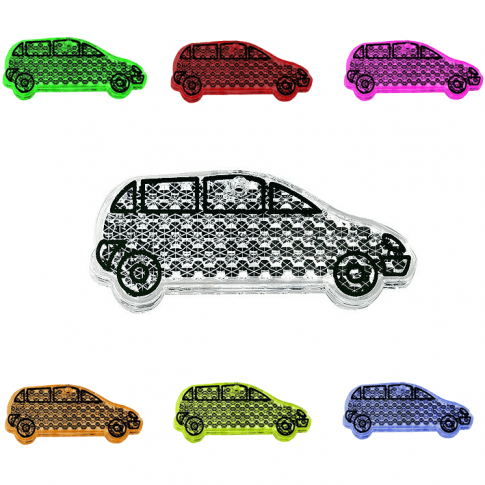 Réflecteur voiture personnalisable EN 13356