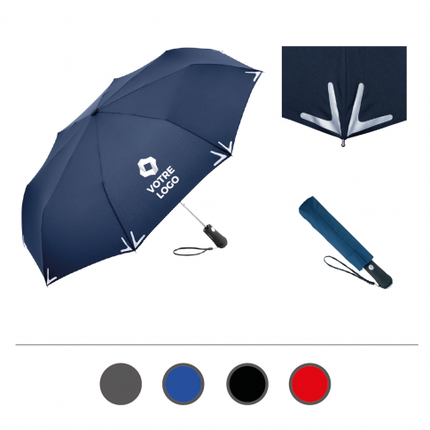 Parapluie de poche réfléchissant 3M™ avec leds - 98 cm