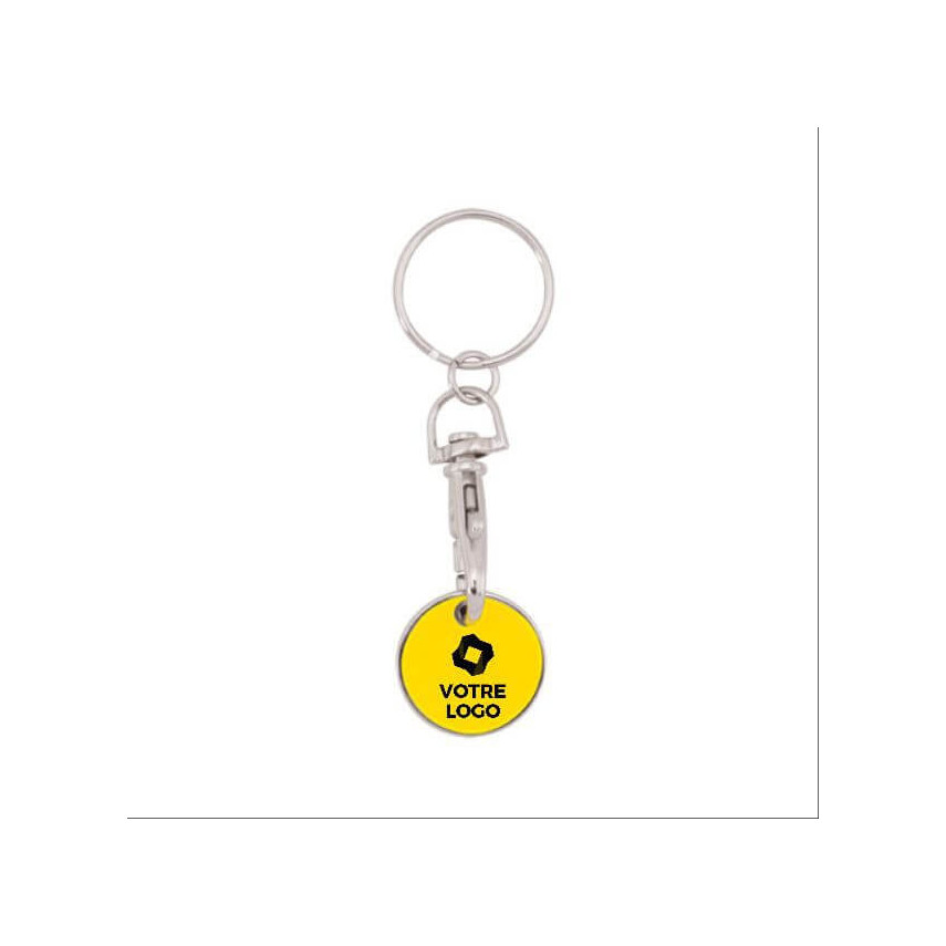 Porte-clefs jeton de caddie