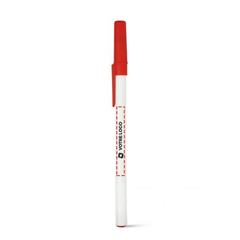 Stylo à bille bleu premier prix, avec capuchon