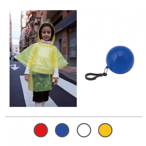 Porte-clés poncho pour enfant personnalisable