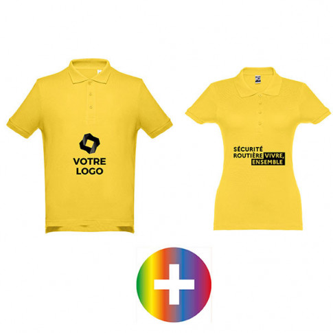 Polohemd aus Baumwolle für Damen/Herren