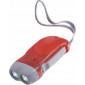 Dynamo-Taschenlampe mit 2 LEDs