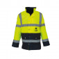Parka fluo réfléchissante et personnalisable
