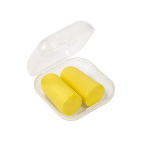 Gehörschutzstöpsel mit personalisierbarer PVC-Box