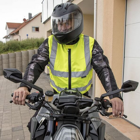 gilet fluo pour moto