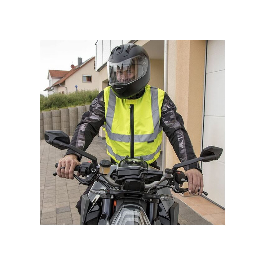 Gilet réfléchissant motard personnalisable - Chasuble