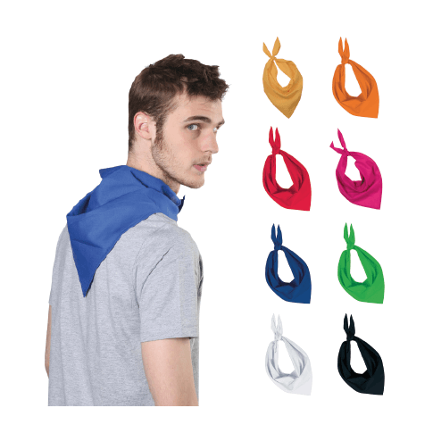 Farbiges Bandana/Halstuch für Veranstaltungen