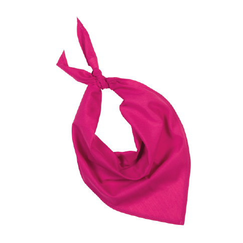 Bandana / foulard de couleur pour événements