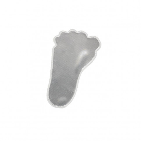 Reflektierender Aufkleber in Form eines Fußes