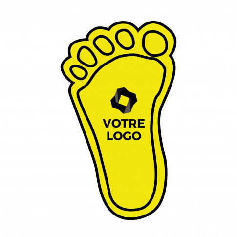 Sticker réfléchissant pied