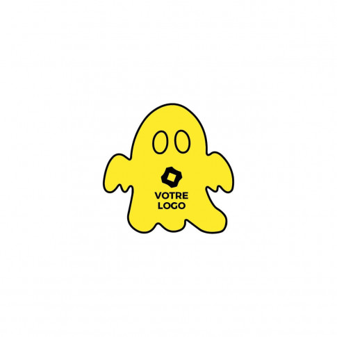 Reflektierender Aufkleber in Form eines Geistes