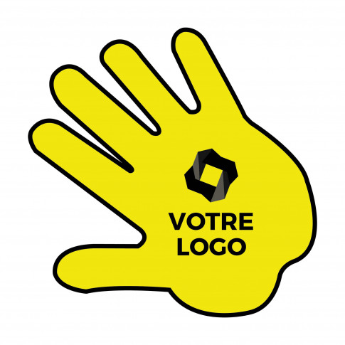 Reflektierender Aufkleber „STOP