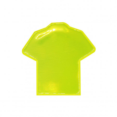 Reflektierender Aufkleber in Form einer Sicherheitsweste