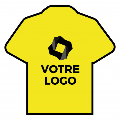 Reflektierender Aufkleber in Form einer Sicherheitsweste