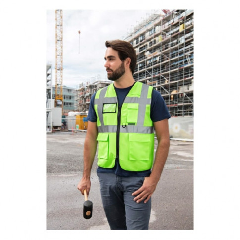 Reflektierende Arbeitsjacke mit Taschen