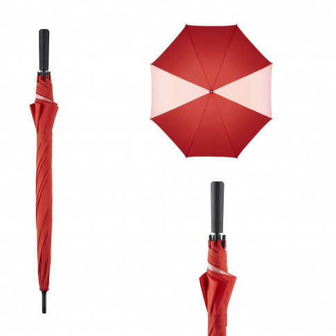 Parapluie golf 120 cm avec deux panneaux réfléchissants