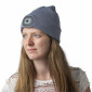 Acryl-Mütze mit Stirnlampe