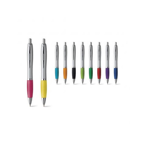 Stylo à bille avec clip métallique