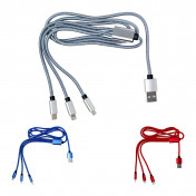 Multi-USB-Ladekabel 95 cm