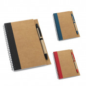 Carnet et stylo à bille en...