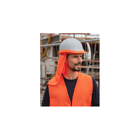 Fluoreszierender Sonnenschutz für den Nacken