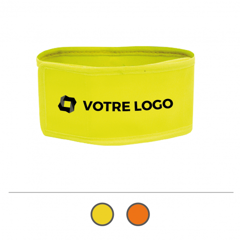 Flexible, personalisierbare Armbinde aus Polyester