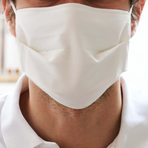 Masque alternatif AFNOR lavable +50 fois (barrette nasale)