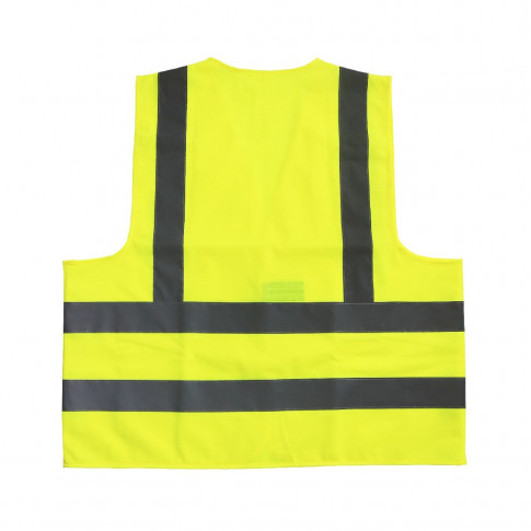 Gilet de sécurité personnalisé avec 4 bandes réfléchissantes