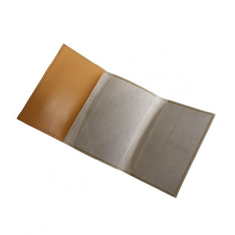 Personalisierter Fahrzeugscheinhalter aus upgecyceltem Leder