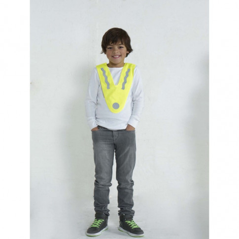 Chasuble fluo pour enfants EN13356:2001