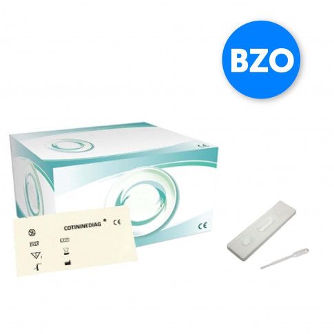 Tests drogues urinaires benzodiazépine (BZO) - Boîtes de 25 tests