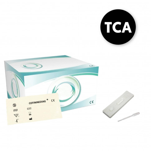 Tests drogues urinaires antidépresseurs tricycliques (TCA) - Boîtes de 25 tests - Normés CE