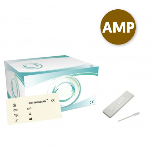 Tests drogues urinaires amphétamine (AMP) - Boîtes de 25 tests