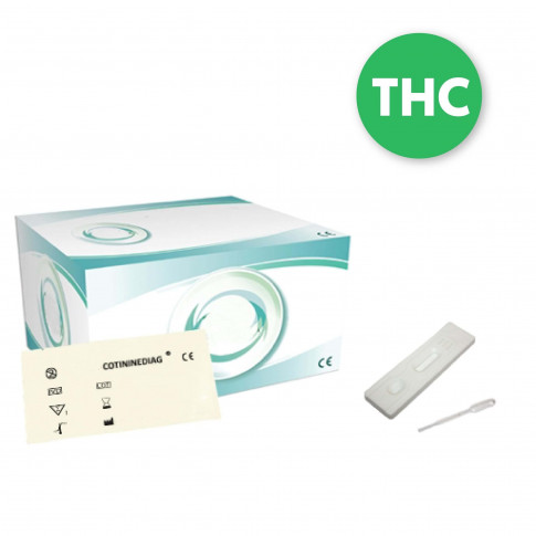 Tests drogues urinaires cannabis (THC) - Boîtes de 25 tests