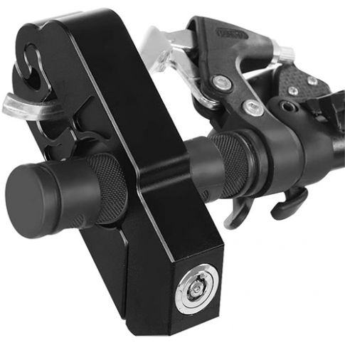 Individuell anpassbares Bremssattelschloss für Motorräder oder Fahrräder