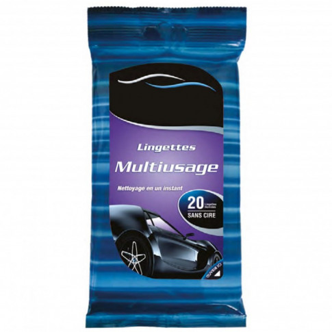 Lingettes nettoyantes moto & voiture multi-usages