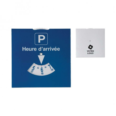 Personalisierte Parkscheibe für blaue Zone, 1 Farbe