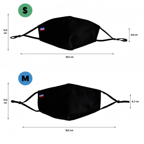 Masque sportif homologué UNS1 pour salle de sport