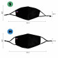 Masque sportif homologué UNS1 pour salle de sport