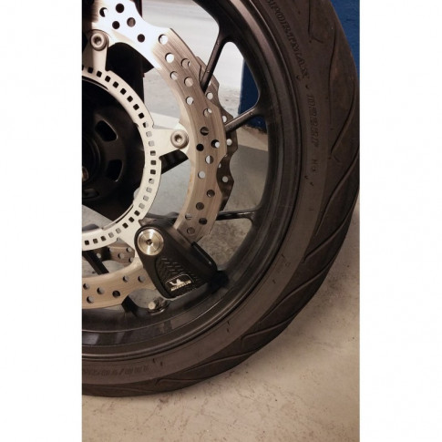 SRA-zertifizierte Motorrad-Bremsscheibensicherung