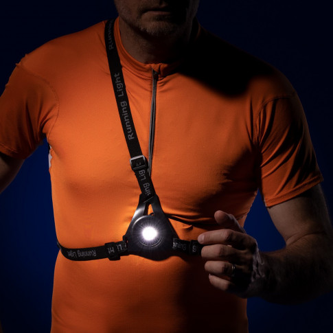 Lampe de running pectorale avec port USB