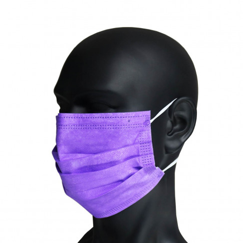 Masque chirurgical violet type IIR